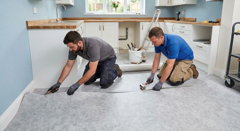 Sheet Linoleum Installation in Chesapeake Beach, MD