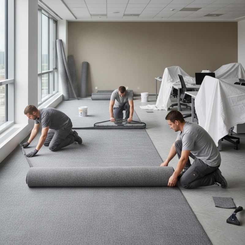 Our team working on Flooring Service projects in Suitland, MD