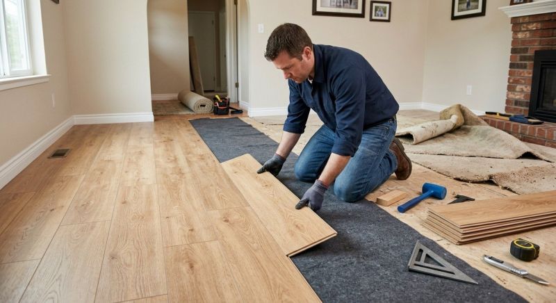 Laminate Floor Remodeling in Suitland, MD