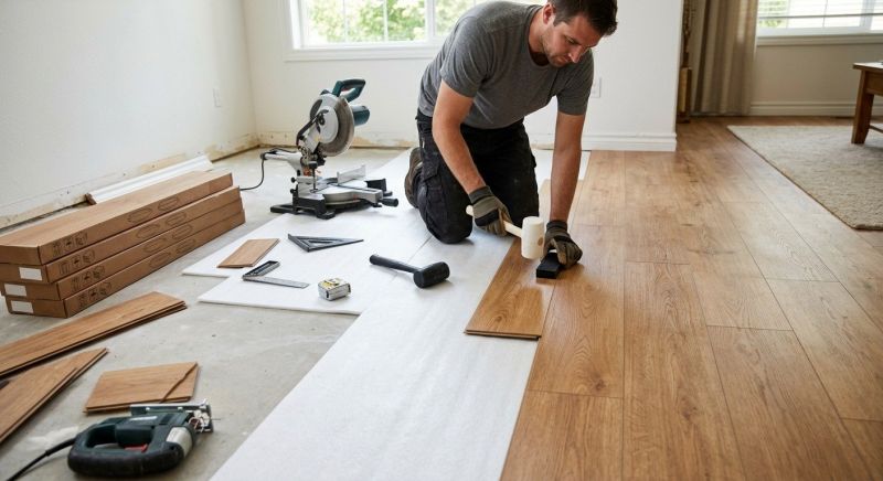 Laminate Floor Replacement in Arlington County, VA