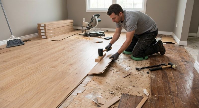 Laminate Floor Replacement in Owings, MD