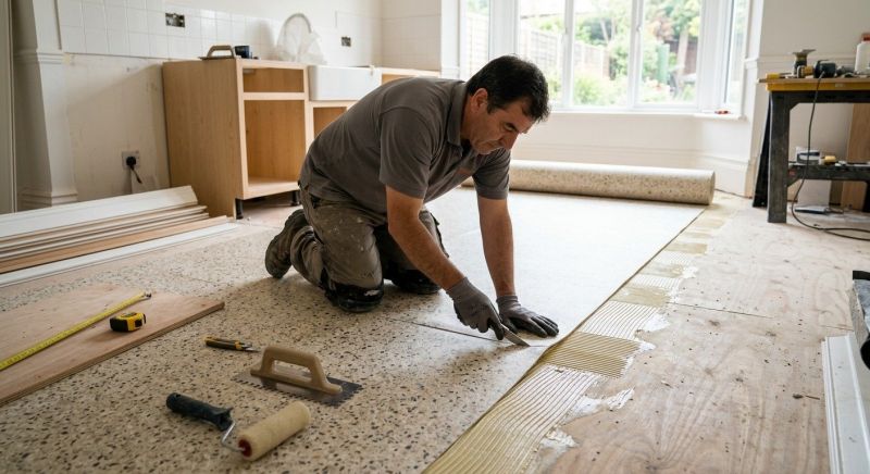 Linoleum Floor Installation in Clinton, MD