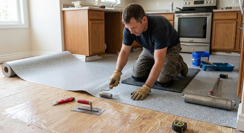 Linoleum Floor Installation in Sandy Spring, MD