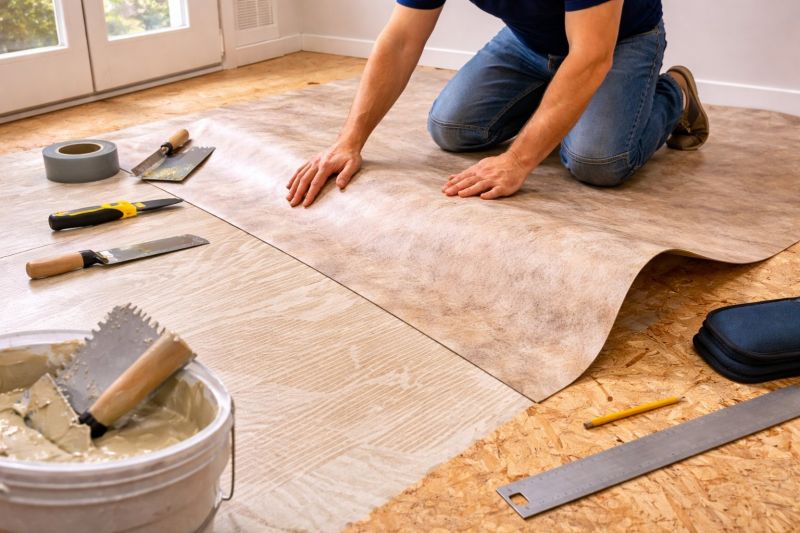 Sheet Vinyl Installation in Prince Georges County, MD