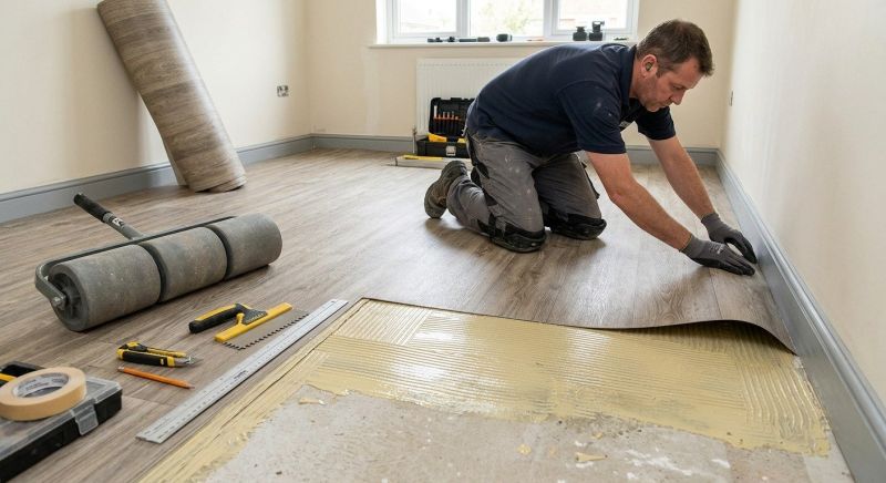 Sheet Vinyl Installation in Temple Hills, MD