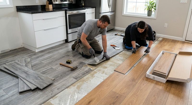 Vinyl Floor Replacement in Suitland, MD