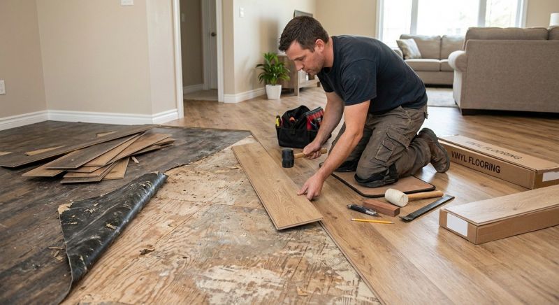 Vinyl Flooring Installation in Laurel, MD